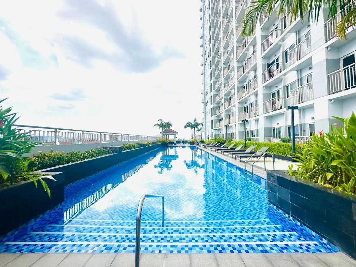 Lägenhetshotell Coast Residences - 2 Bedroom With Balcony Facing Mall Of Asia, Manila Bay & Pool View Pasay Filippinerna